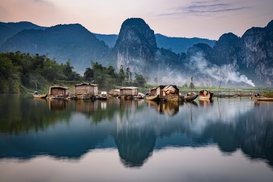 Cảnh đẹp Quảng Bình sông Gianh