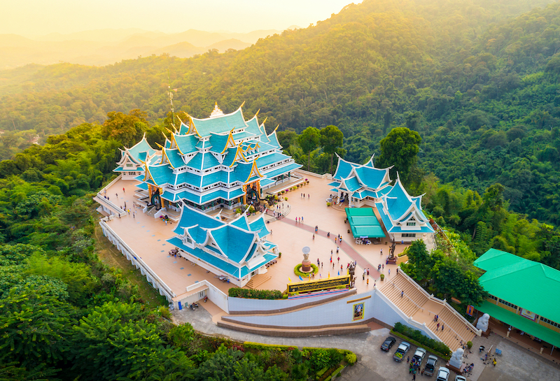 chùa Wat Pa Phu Kon Thái Lan