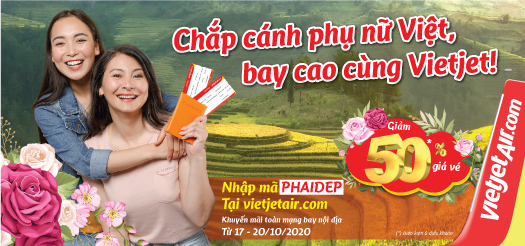 Chắp Cánh Phụ Nữ Việt Bay Cao Cùng Vietjet!