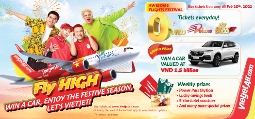Win A Car, Enjoy The Festive Season, Let’s Vietjet