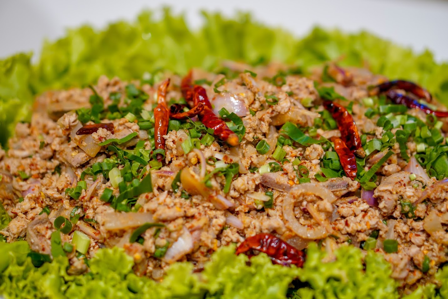 Salad thịt băm Laab