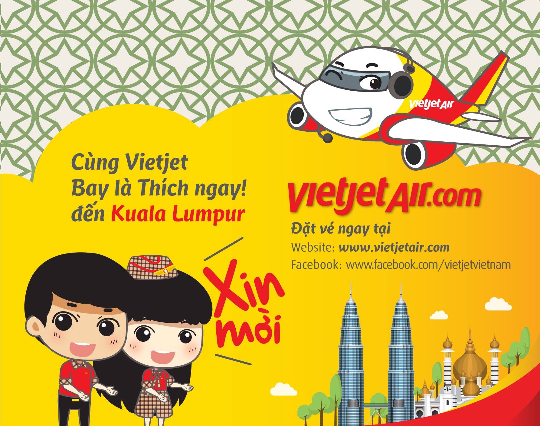 Vé máy bay TP.HCM - Kuala Lumpur