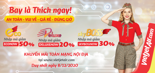 Bay Là Thích Ngay Cùng Vietjet!
