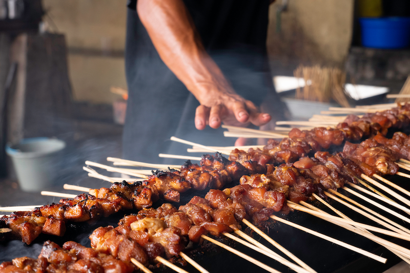 Thịt xiên Satay