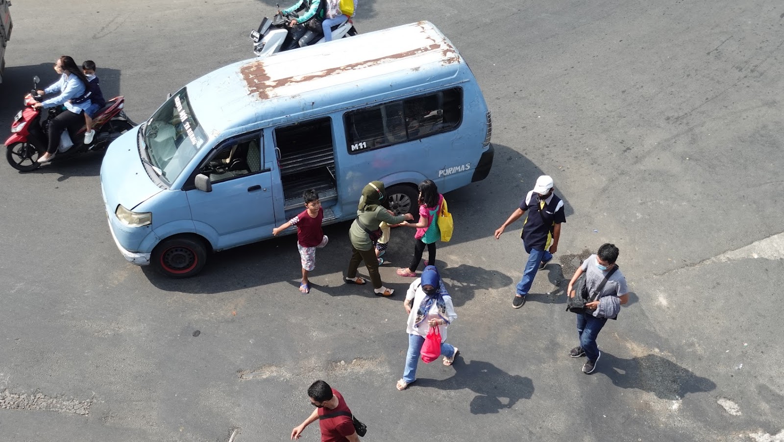 Travel to Indonesia Jakarta with Mikrolet