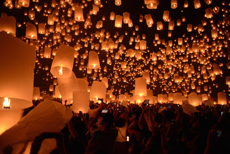 Lễ hội Loy Krathong Thái Lan