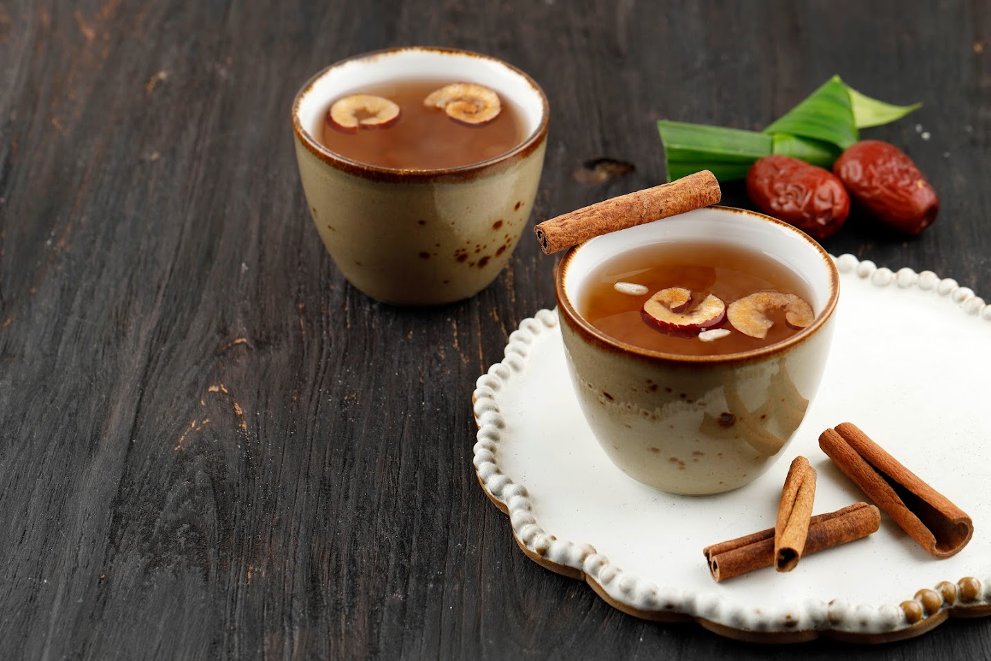 Korean rose cinnamon tea