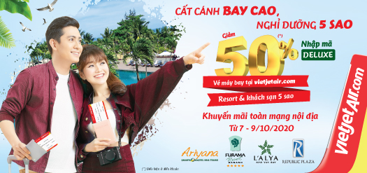 Cất Cánh Bay Cao Nghỉ Dưỡng 5 Sao