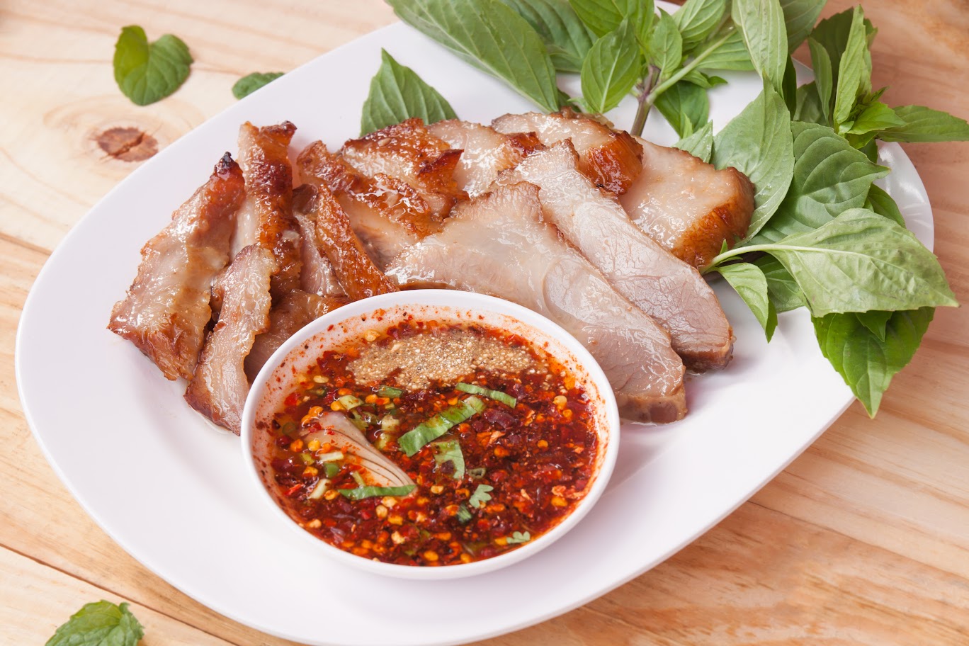Kor Moo Yang Dish in Khon Kaen