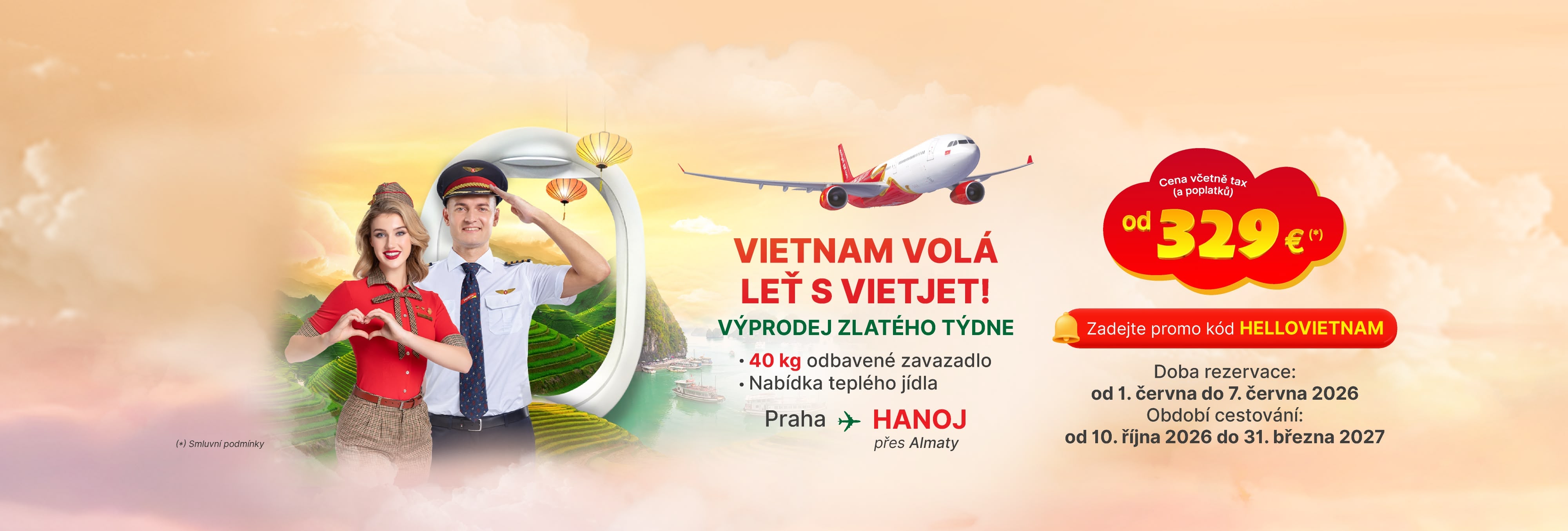 Vietnam volá – Leť s Vietjet!