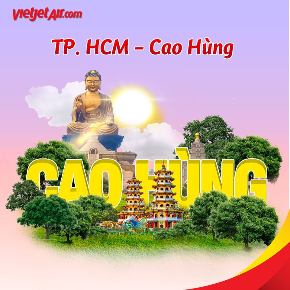 Vé máy bay TP.HCM - Cao Hùng