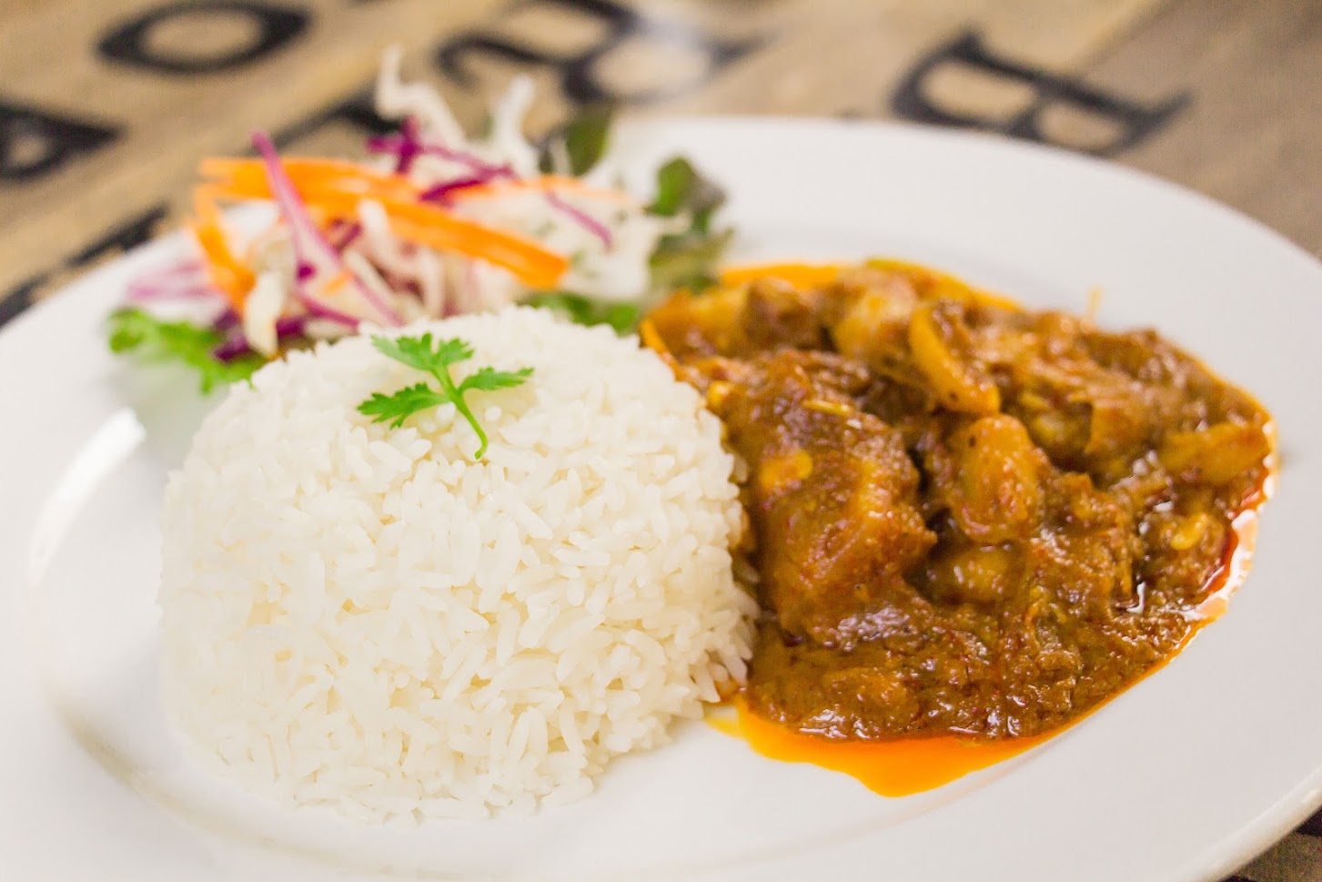 Gaeng Hang Lay Rice in Chiang Mai