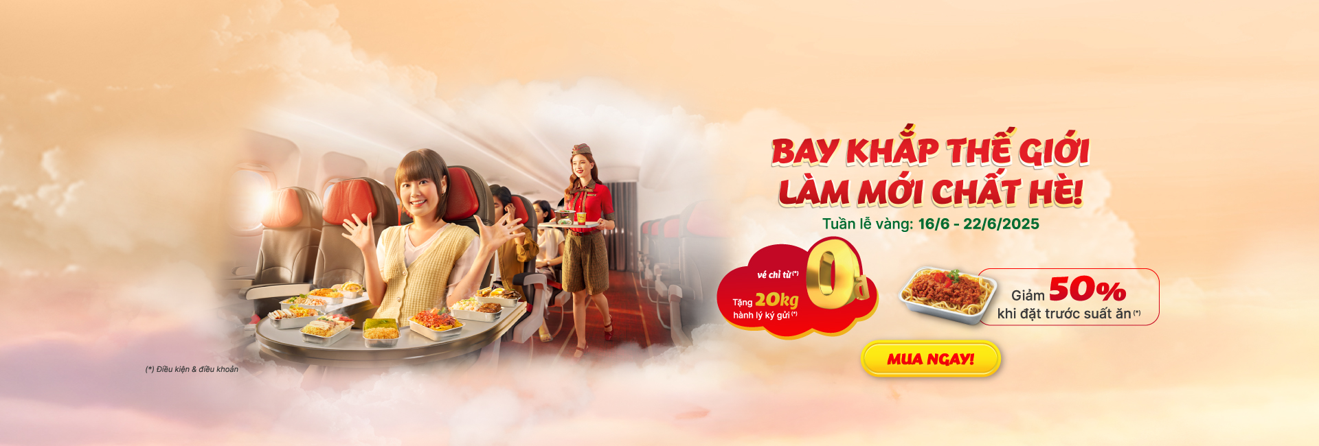 Bay khắp thế giới làm mới chất hè - Ưu đãi siêu hời