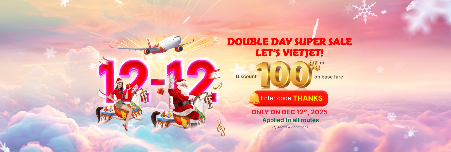 Double day super sale, let's Vietjet!