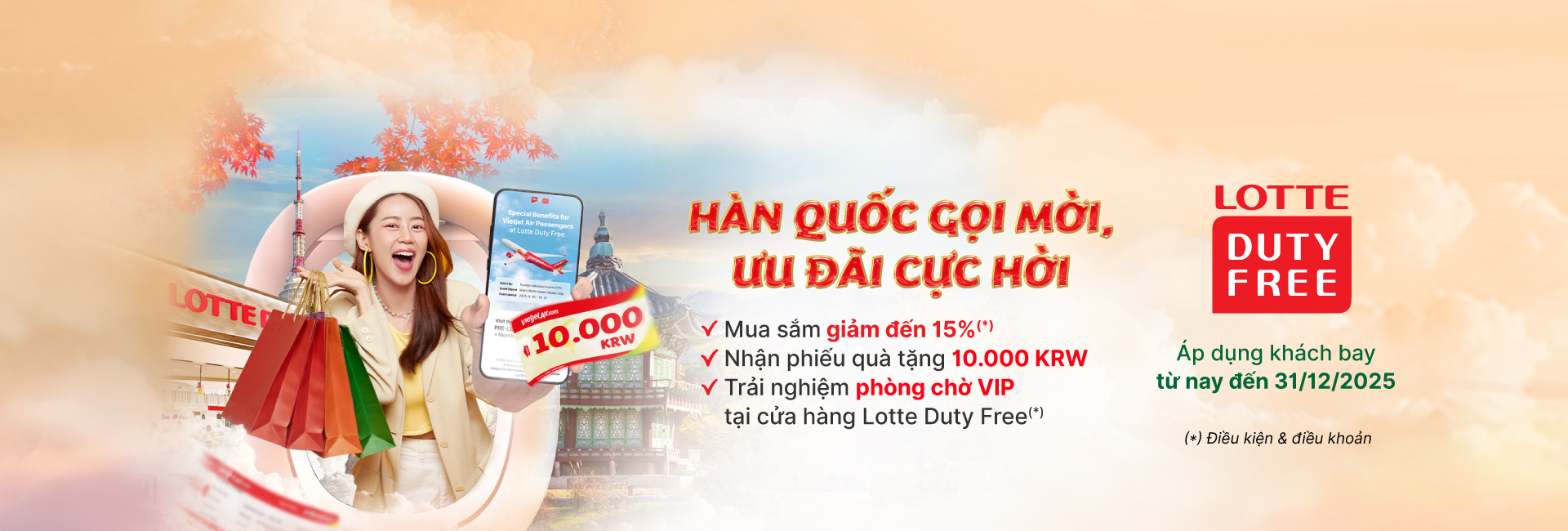 Hàn Quốc gọi mời, ưu đãi cực hời