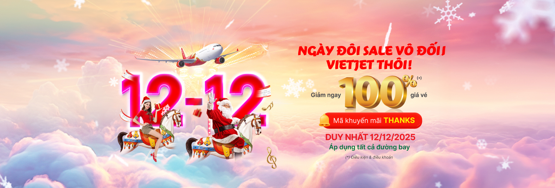 Ngày đôi sale vô đối Vietjet thôi!