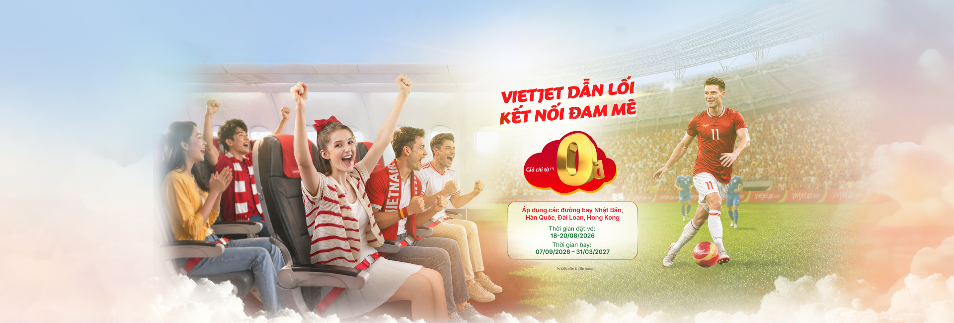 Vietjet dẫn lối kết nối đam mê