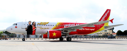 VietjetAir unveils two new Airbus planes | Vietjet Air