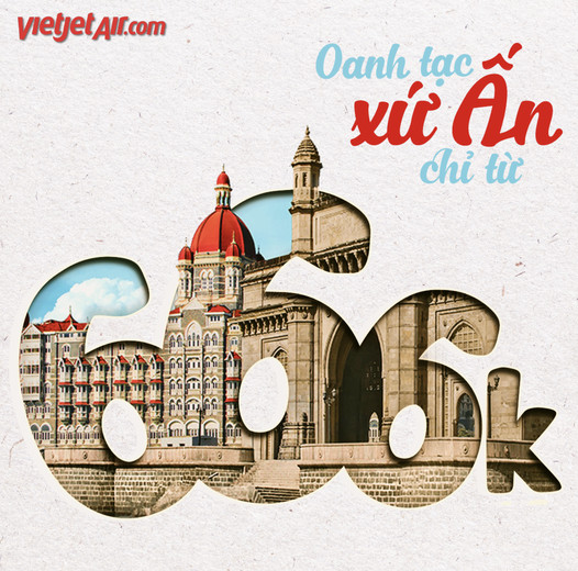 Vé máy bay TPHCM đi Ấn Độ giá rẻ