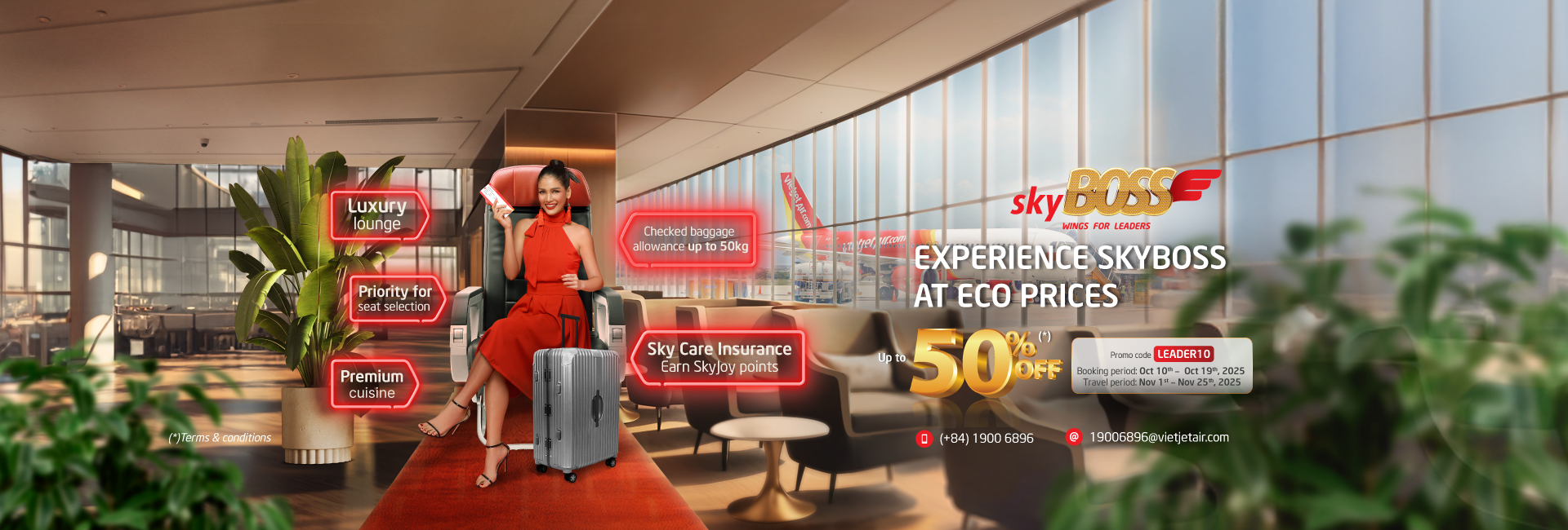 Supersale 10 days: Experience Skyboss at Eco prices