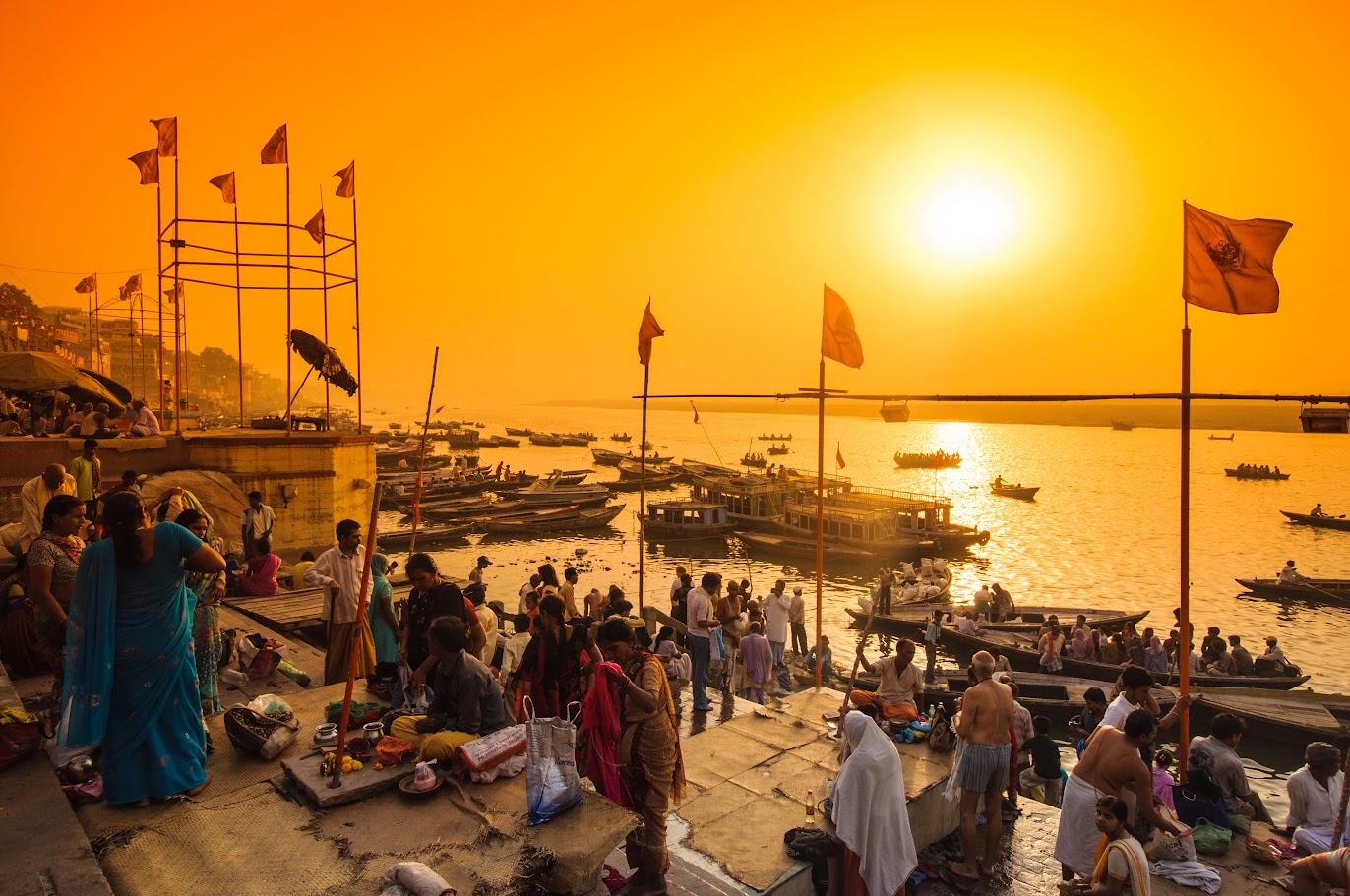 Pilgrimage to the Ganges River and the sacred city of Varanasi
