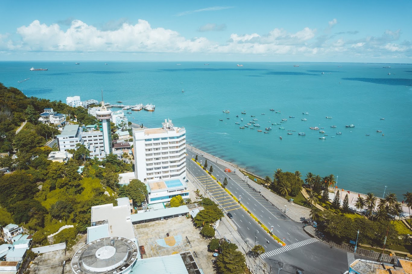 The road to Vung Tau is cool and scenic