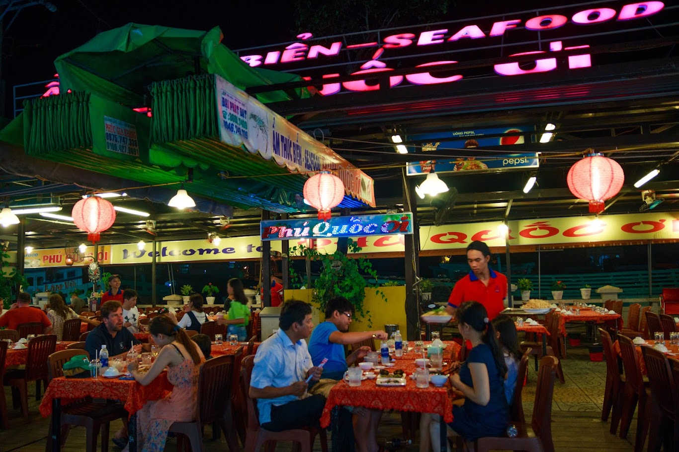 Phu Quoc Seafood: Grilled Sea Urchin with Scallion Oil, Herring Salad, Ham Ninh Crab