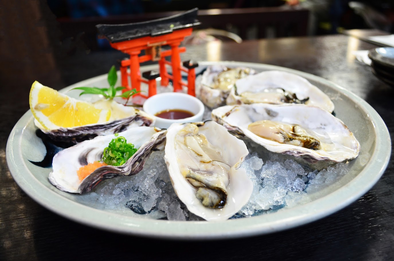 Top seafood restaurants in Hiroshima.