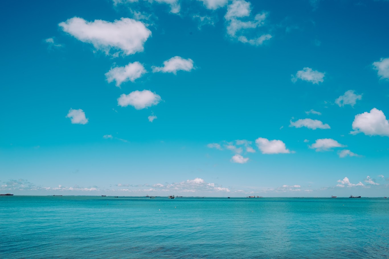 The sea water in Binh Chau Vung Tau is crystal clear