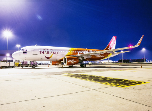 เวียตเจ็ท ร่วมส่งเสริมการท่องเที่ยวไทย เปิดตัวเครื่องบินลวดลายโลโก้ “Amazing Thailand”