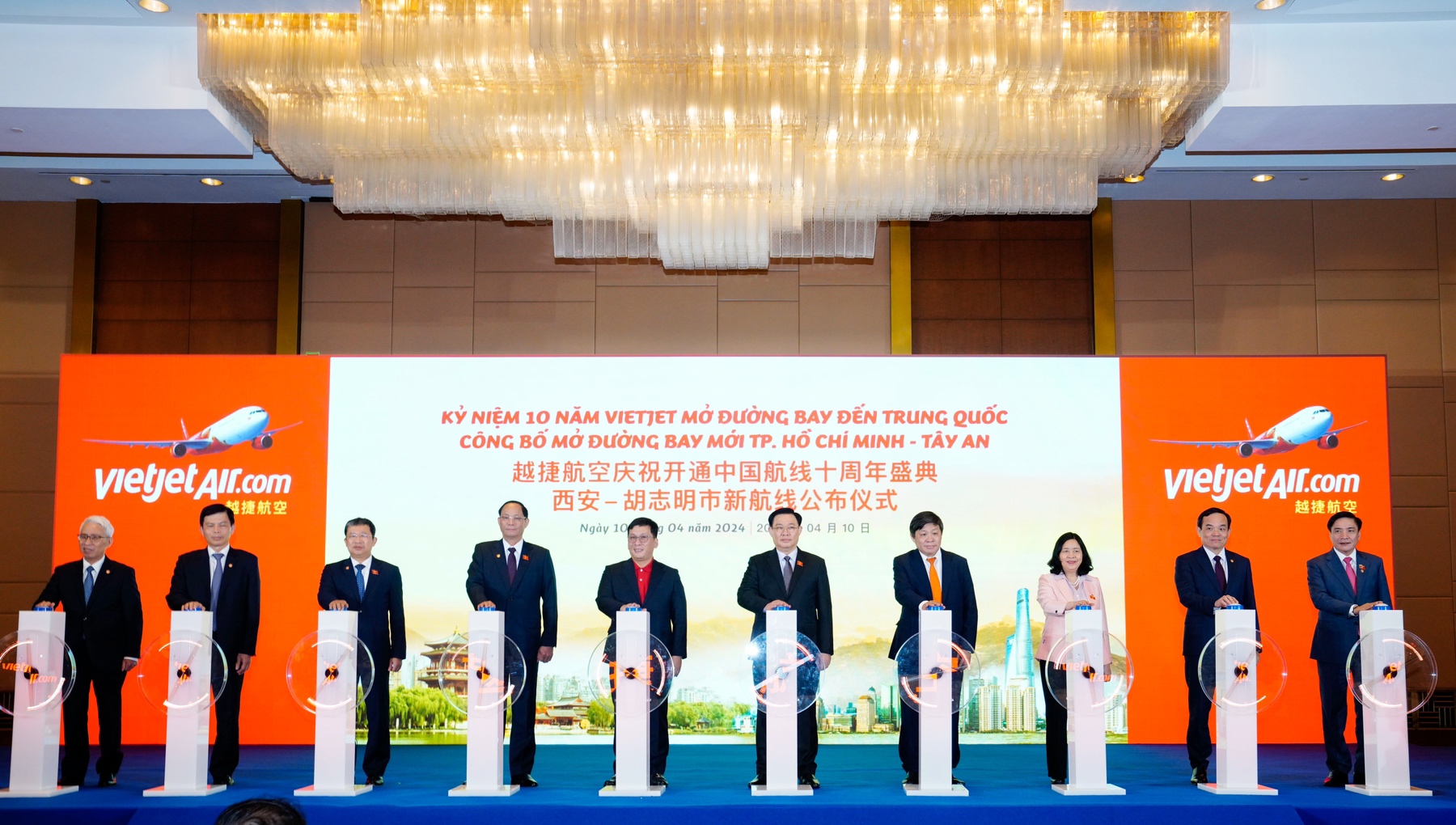 Vietjet công bố đường bay mới TP. Hồ Chí Minh – Tây An (Trung Quốc)