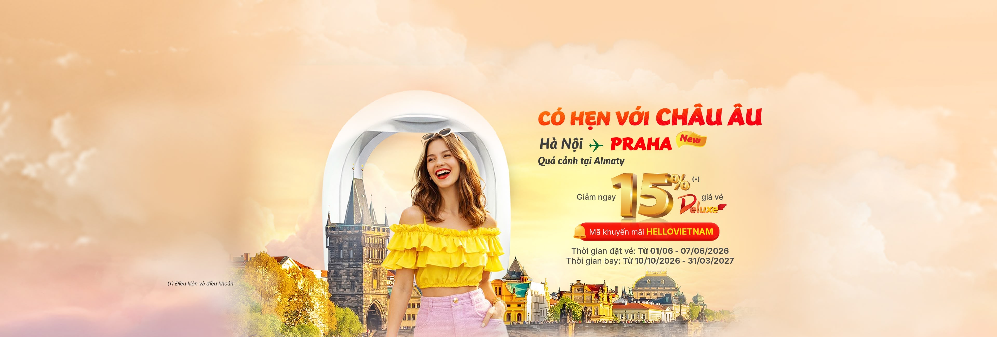 Chào Châu Âu - Tuần lễ vàng sale Deluxe