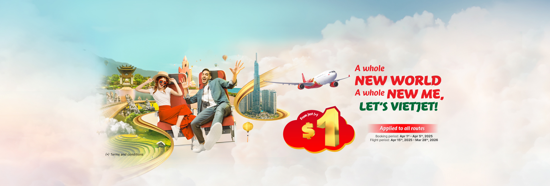 A Whole New World, A Whole New Me, Let's Vietjet this summer!