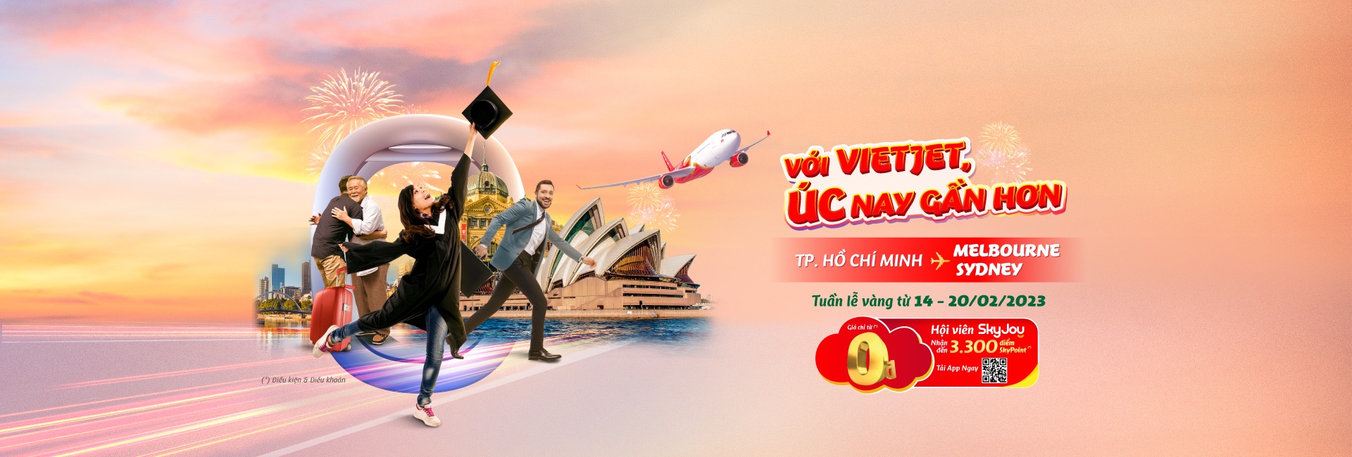 Với Vietjet, Úc nay gần hơn!