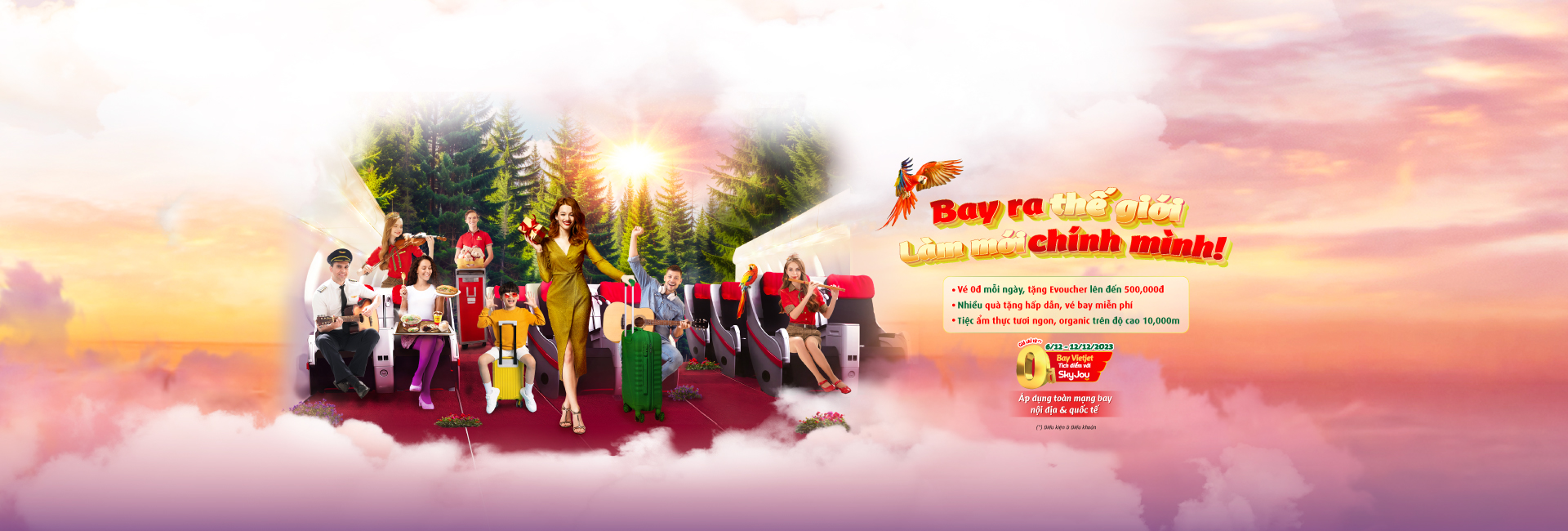 BAY RA THẾ GIỚI LÀM MỚI CHÍNH MÌNH