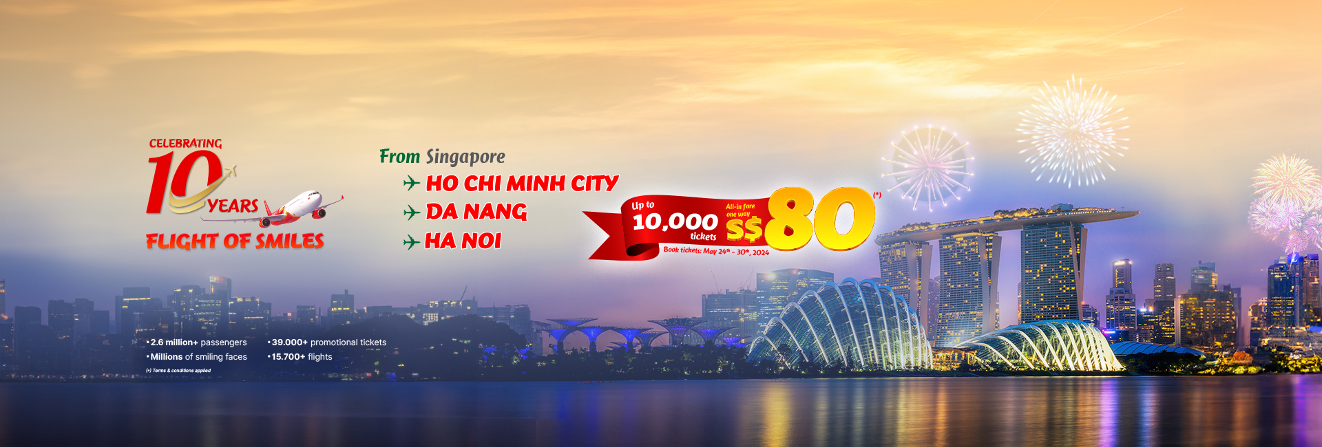 CELEBRATING 10 YEARS OF FLIGHT OF SMILES