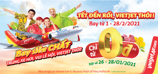 Tết đến rồi, Vietjet thôi