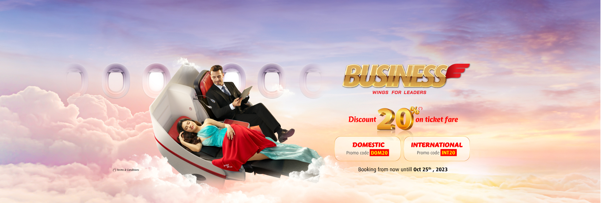 VIETJET OFFERS UP TO 20% DISCOUNT ON SKYBOSS & BUSINESS CLASSES TO FLY ACROSS VIETNAM & INTERNATIONAL