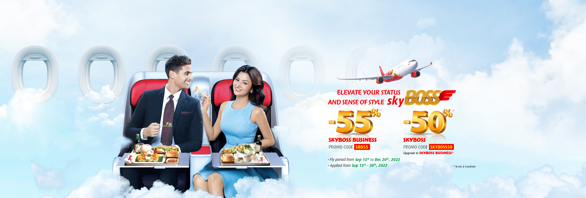 Elevate your status and sense of style SKYBOSS with 55% off