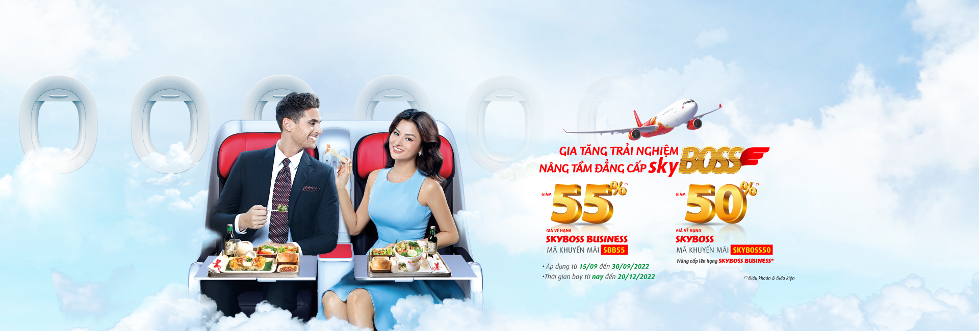 Gia tăng trải nghiệm - nâng tầm đẳng cấp SKYBOSS với ưu đãi giảm 55%