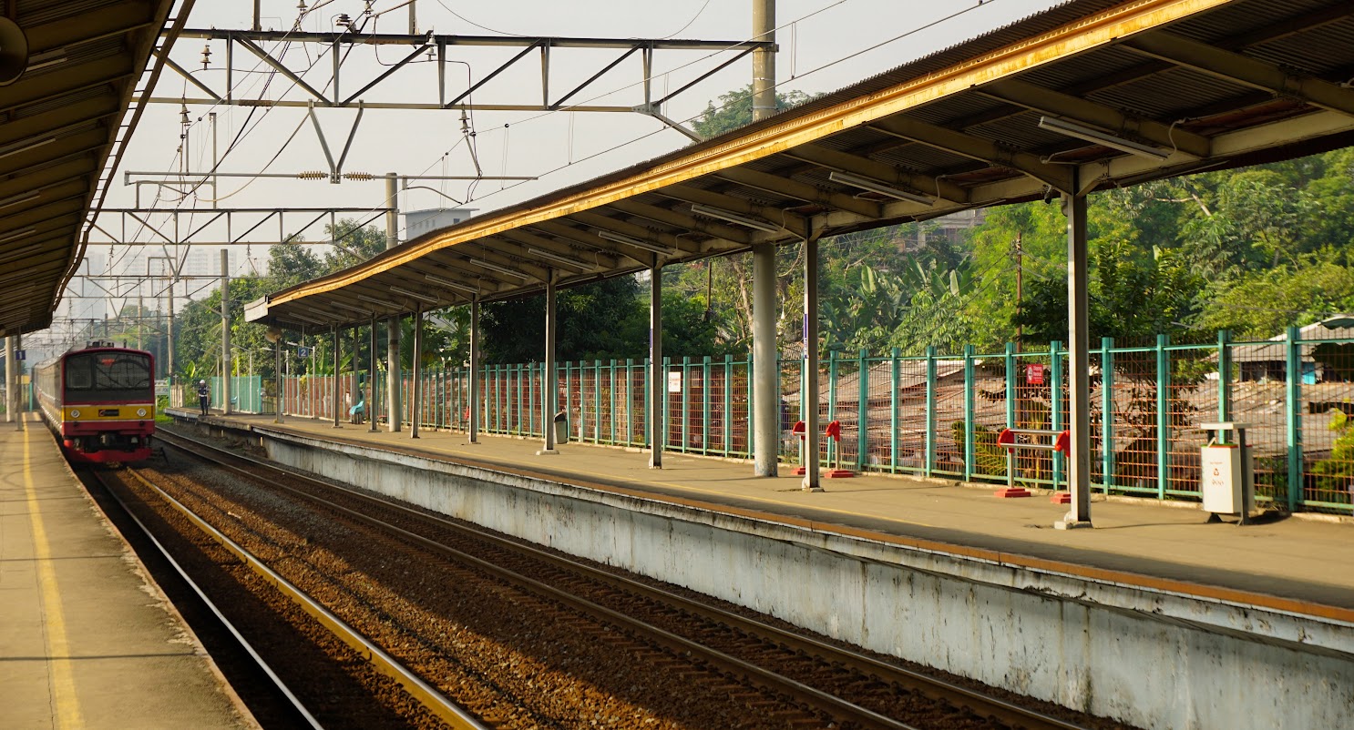 Jakarta Kota Station is the final stop when traveling by KRL Commuter Line to the Old Town.