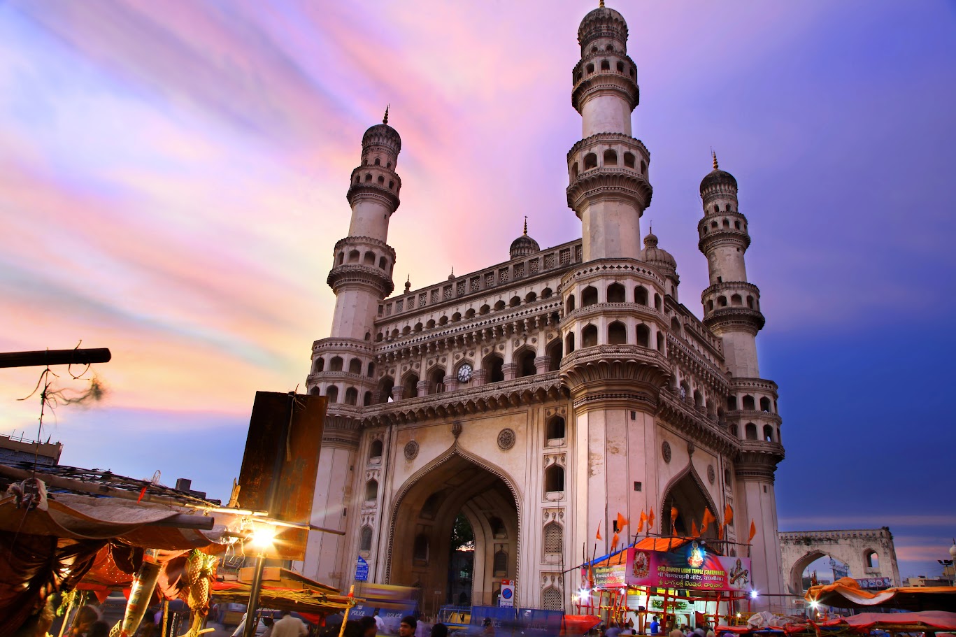 Famous tourist attractions in Hyderabad, India
