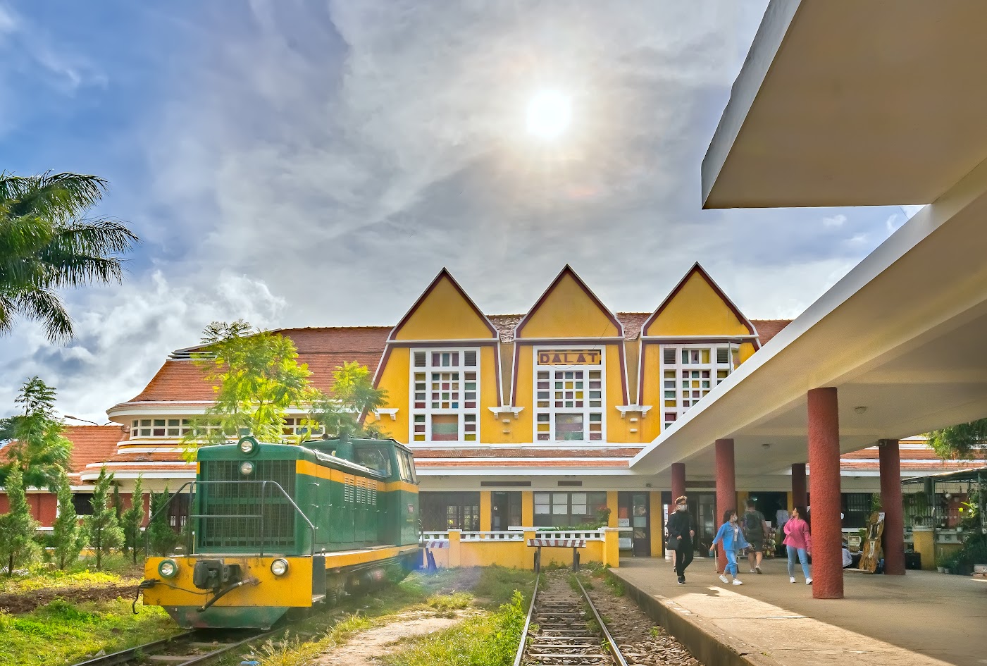 在大叻 Xom Leo 欣賞絕美夕陽