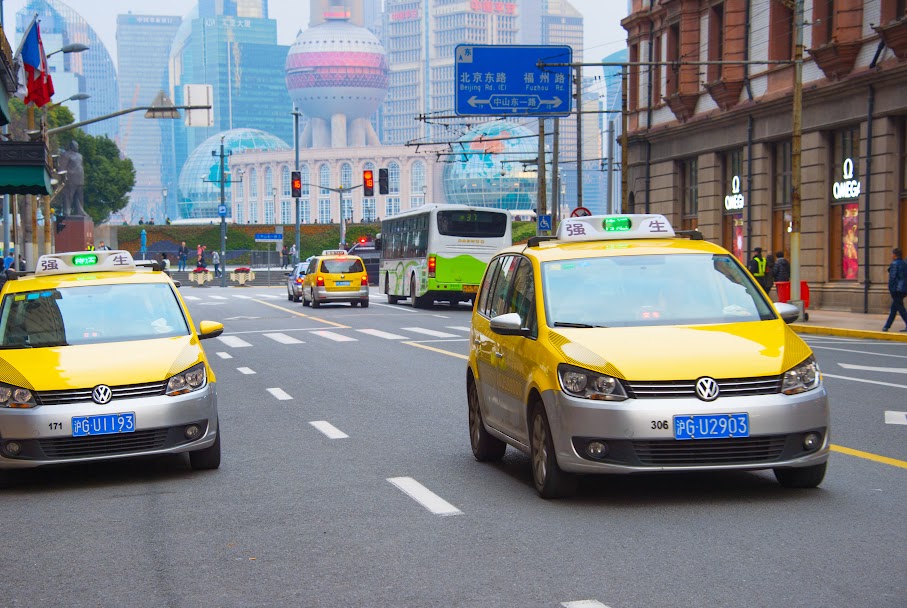 Di chuyển ở Trung Quốc bằng taxi