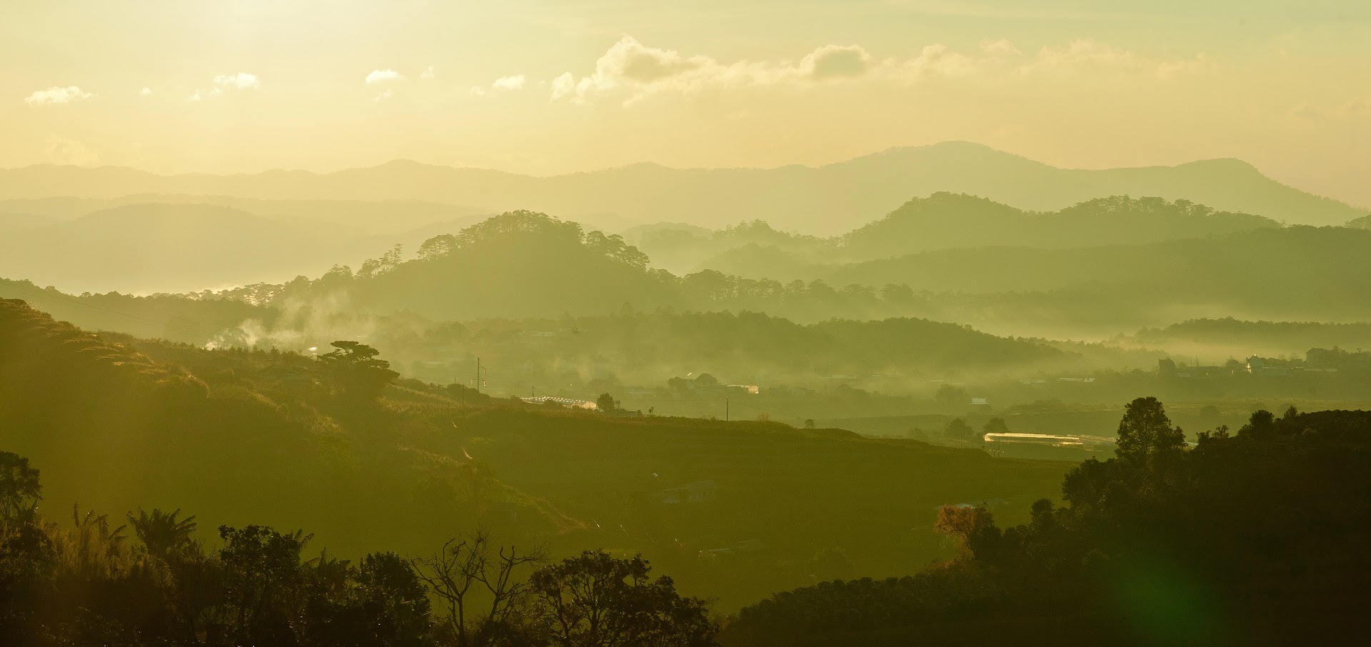 在大叻 Xom Leo 欣賞絕美夕陽