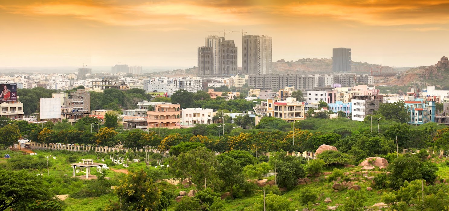 Autumn travel in Hyderabad, India