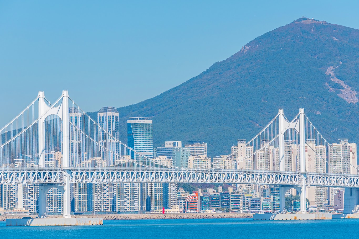 Gwangan Bridge, an iconic landmark in Busan