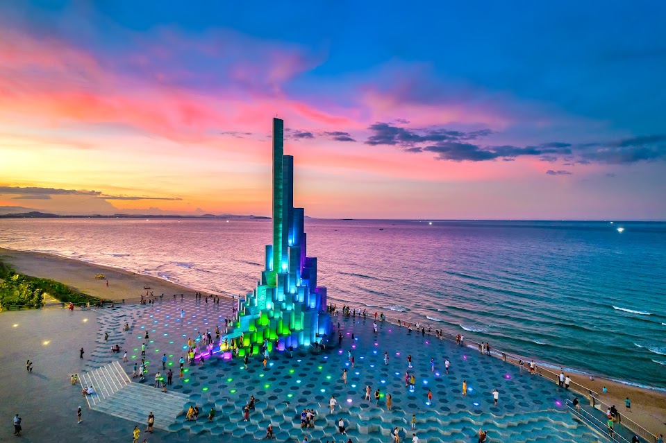 晚上在 Phu Yen 的 Nghinh Phong Tower 辦理入住