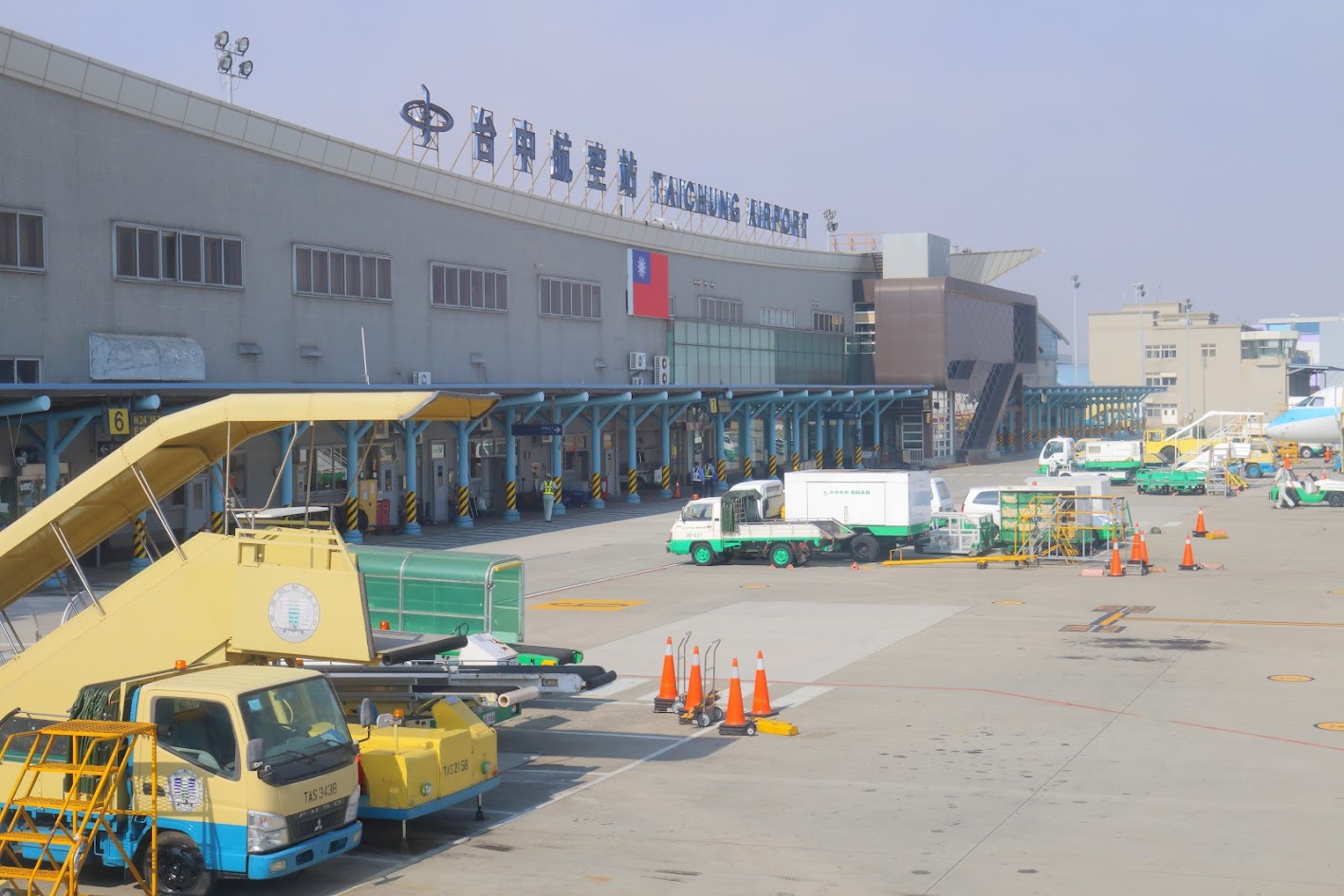 台湾台中空港：住所、画像、およびヒント