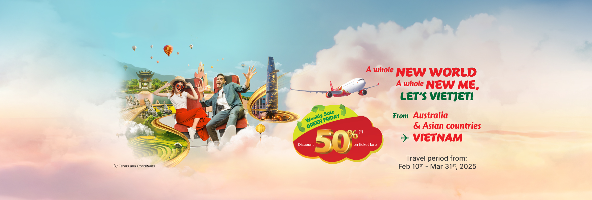 A whole new world, a whole new me, Let's Vietjet!